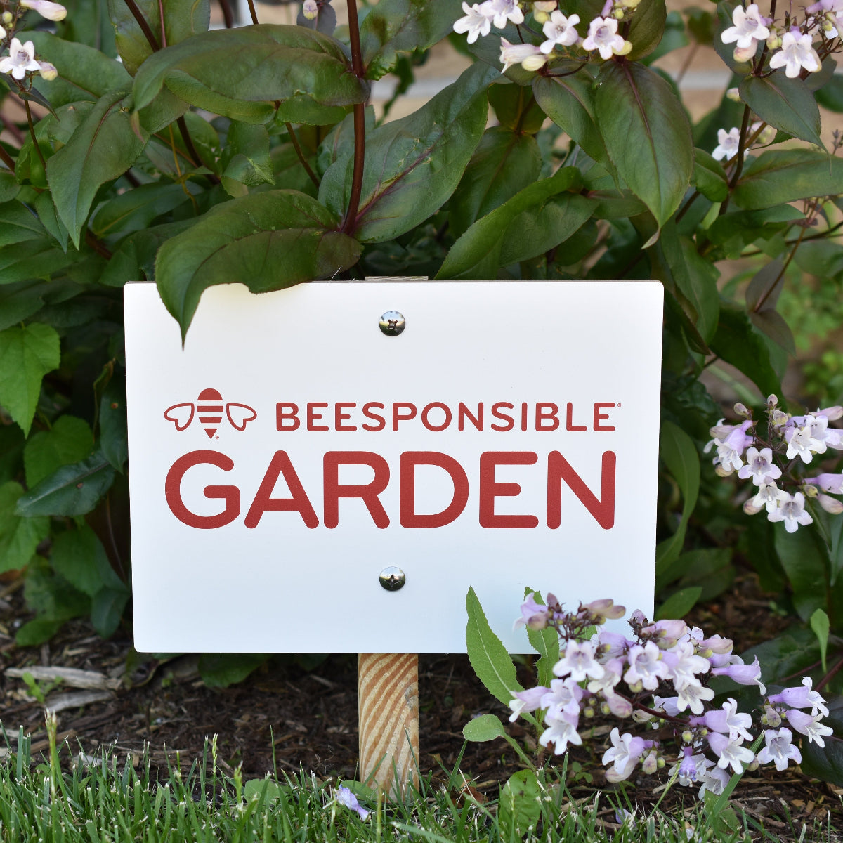 Garden Sign: Beesponsible Garden (11x8")