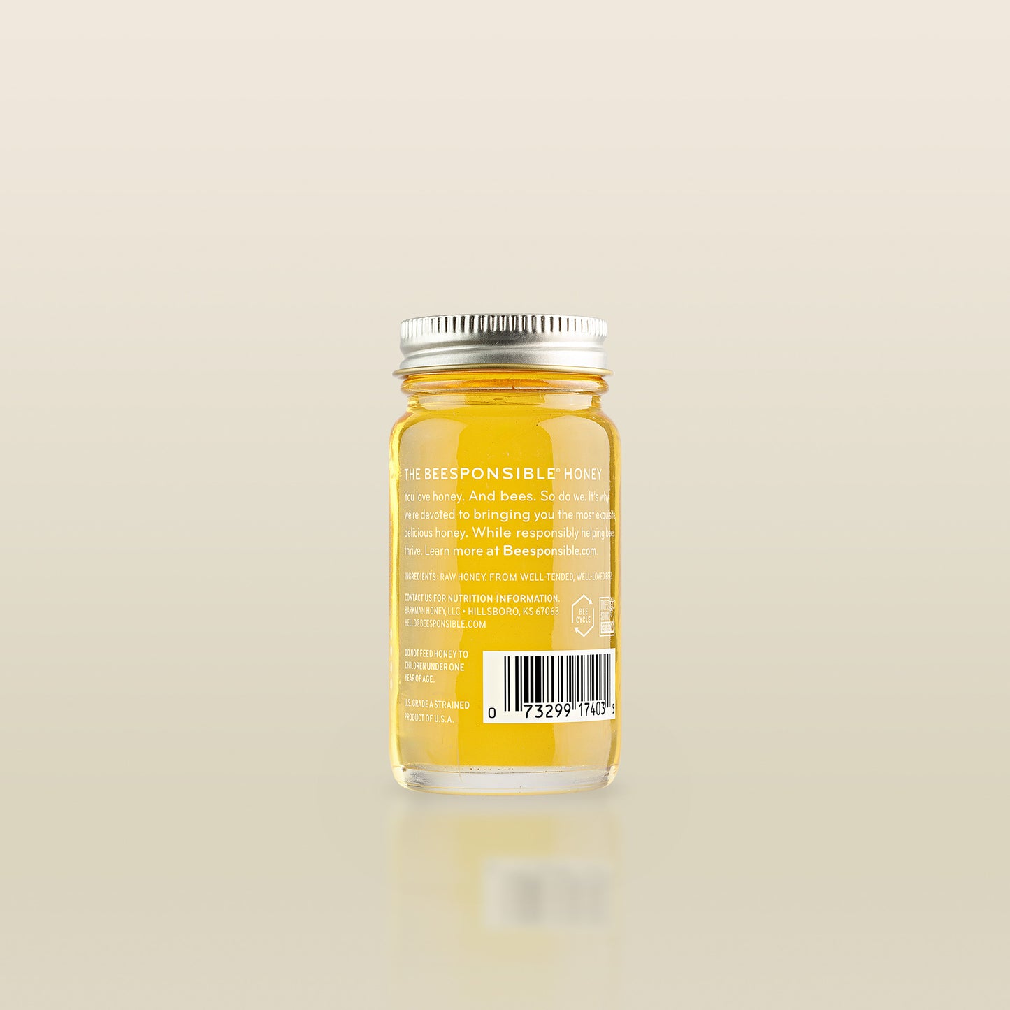 American Raw Orange Blossom Mini Jar (3 OZ)
