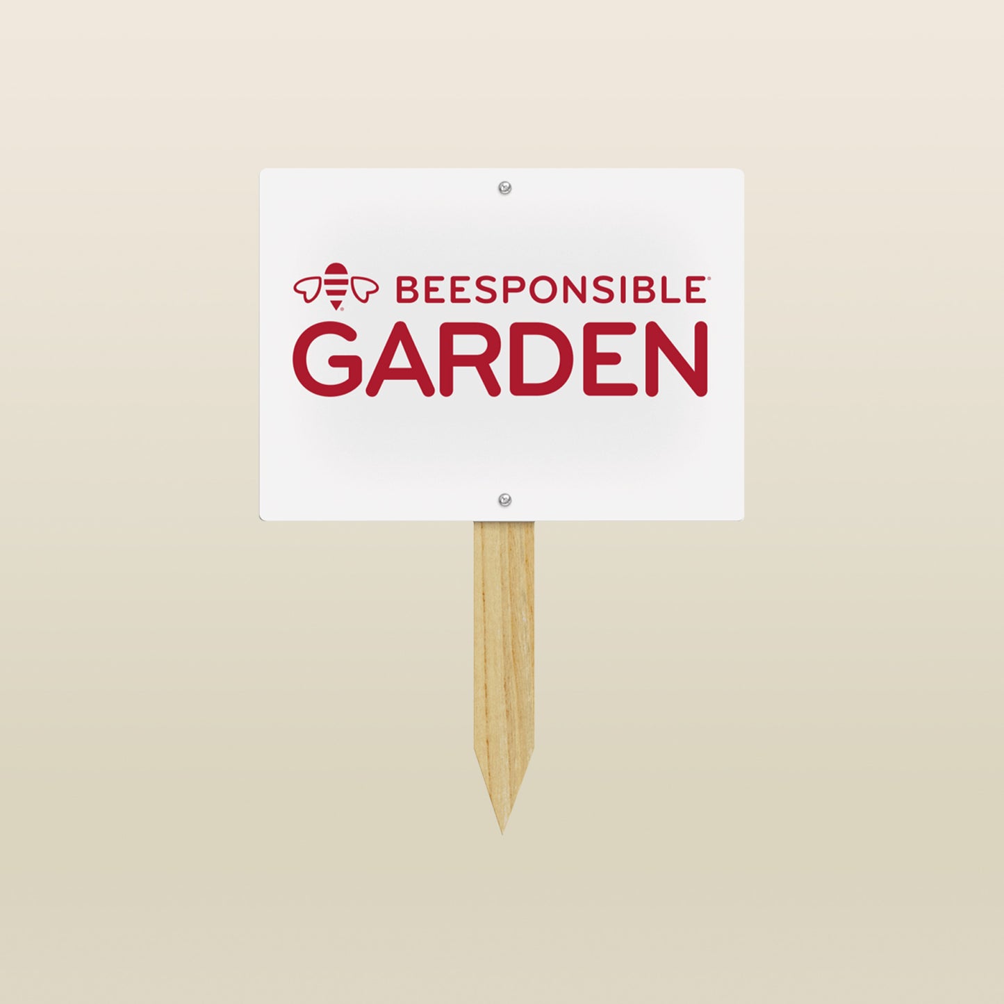 Garden Sign: Beesponsible Garden (11x8")