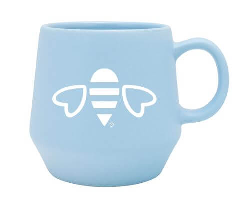 blue mug